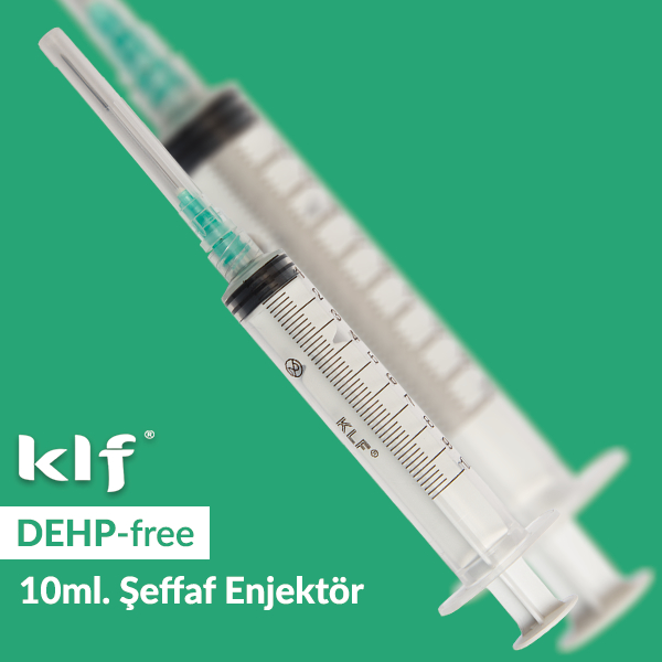 10 ml Şeffaf Enjektör