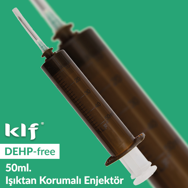 50 ml Işıktan Korumalı Enjektör